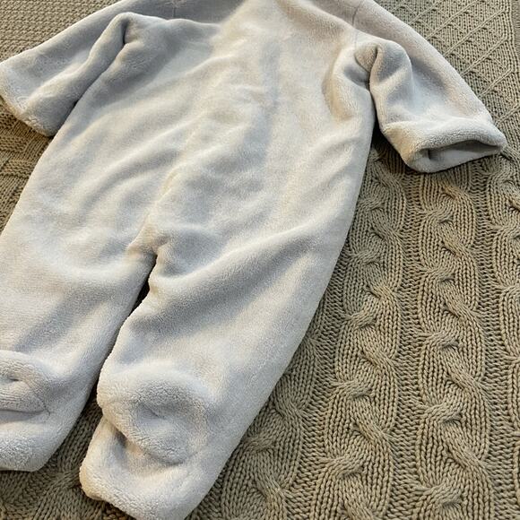 Angel Dear Blue Cozy Baby Bunting ~ 0/3M - Picture 6 of 8